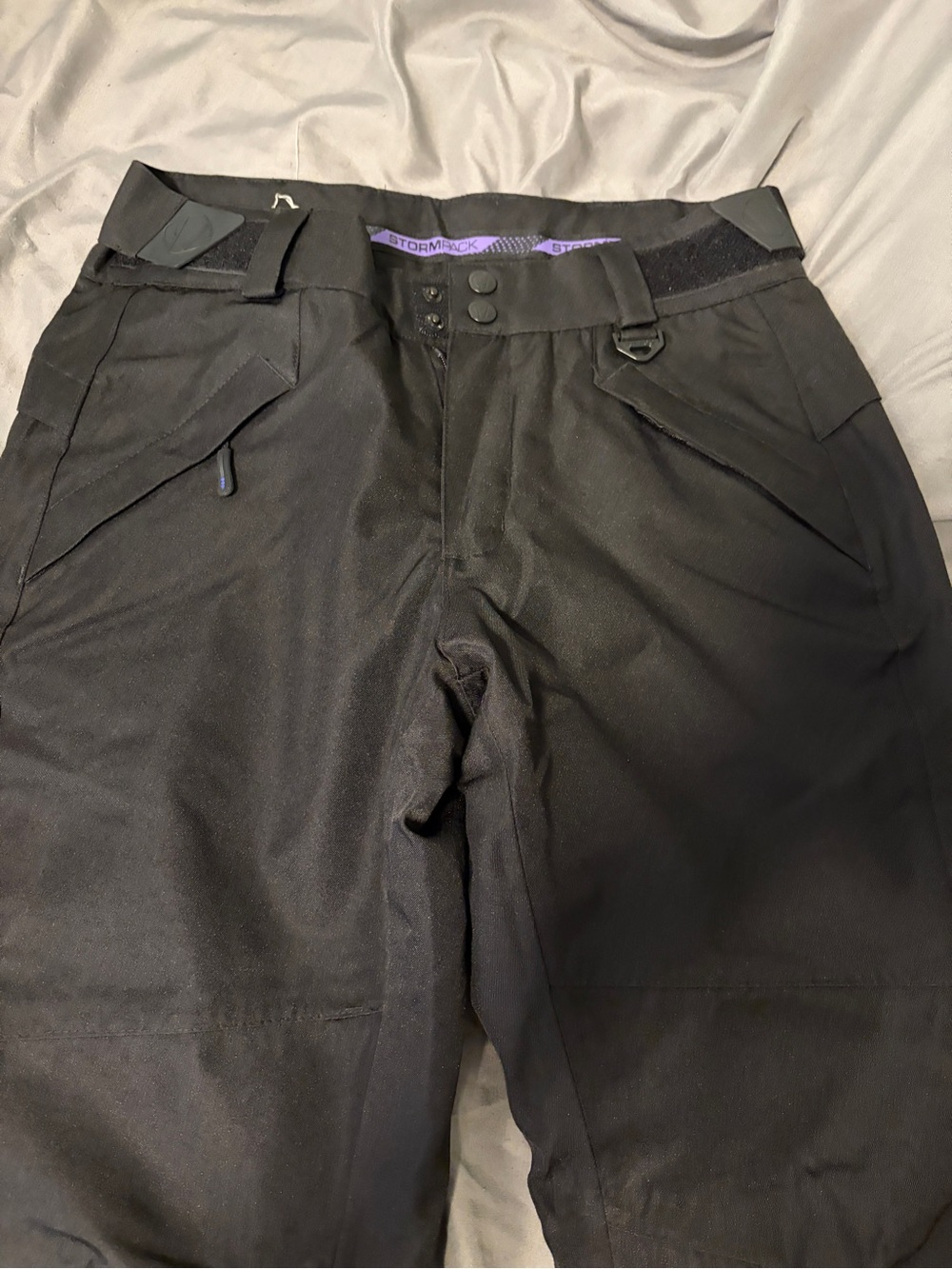 Women's Black Cargo Pants with Secure Pockets